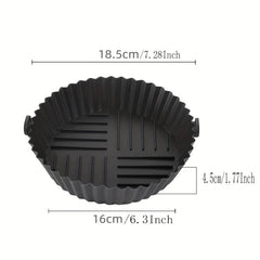 3pcs Reusable Silicone Air Fryer Liners Safe Alternative