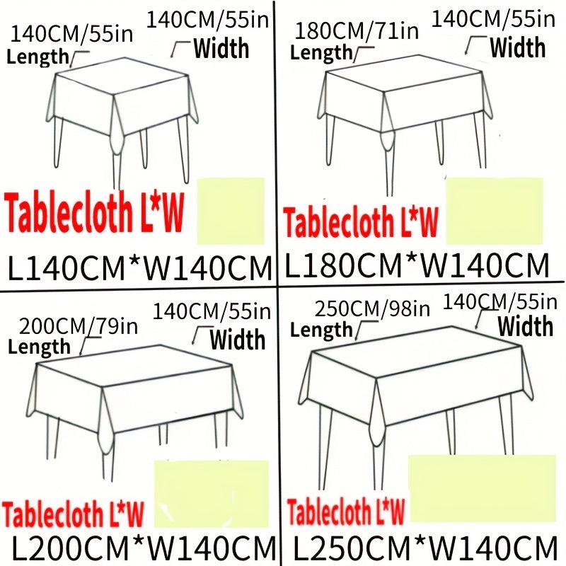 Nordic Coffee Table Cover Waterproof PVC Tablecloth