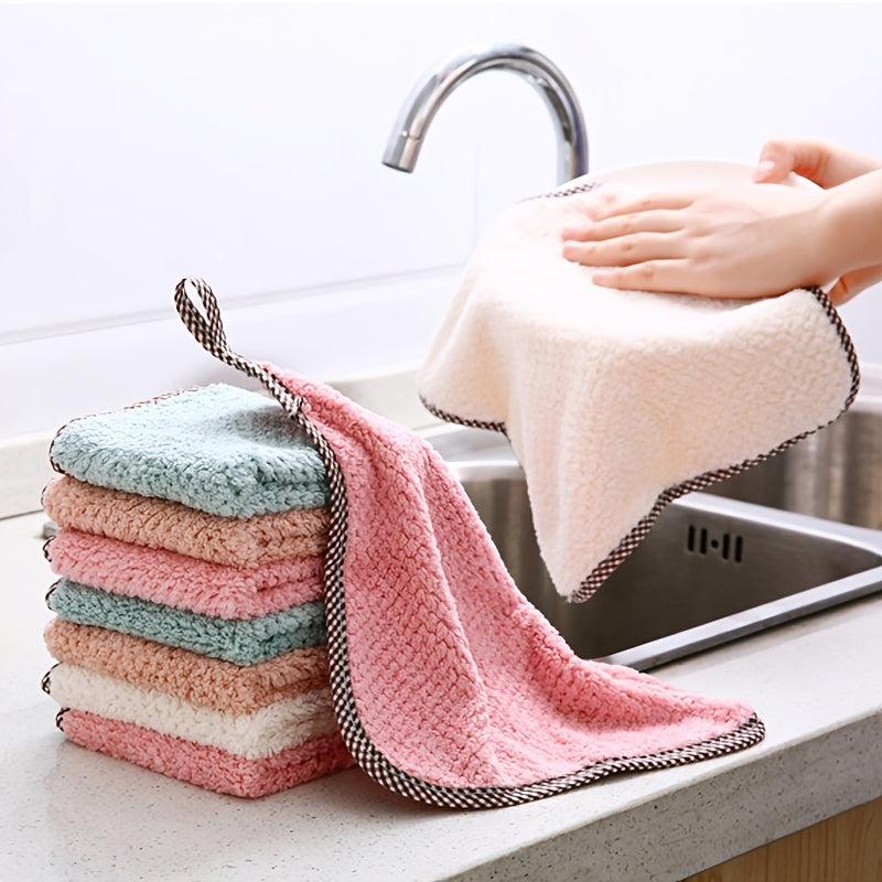 Scouring Pad Dish Cloths Antibacterial Cleaning Brush Kitchen Stuff
