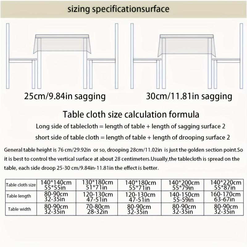 Polyester Striped Tablecloth Japanese Style Table Cover