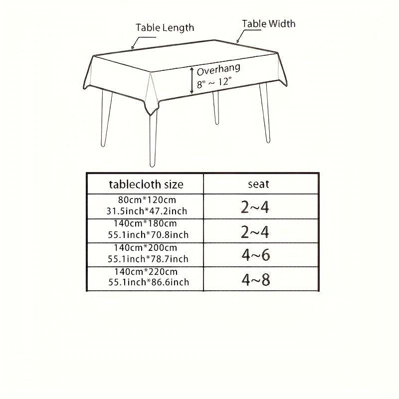 Nordic Waterproof Tablecloth for Tea and Dining Tables