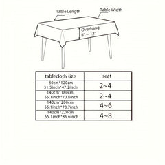 Nordic Waterproof Tablecloth for Tea and Dining Tables