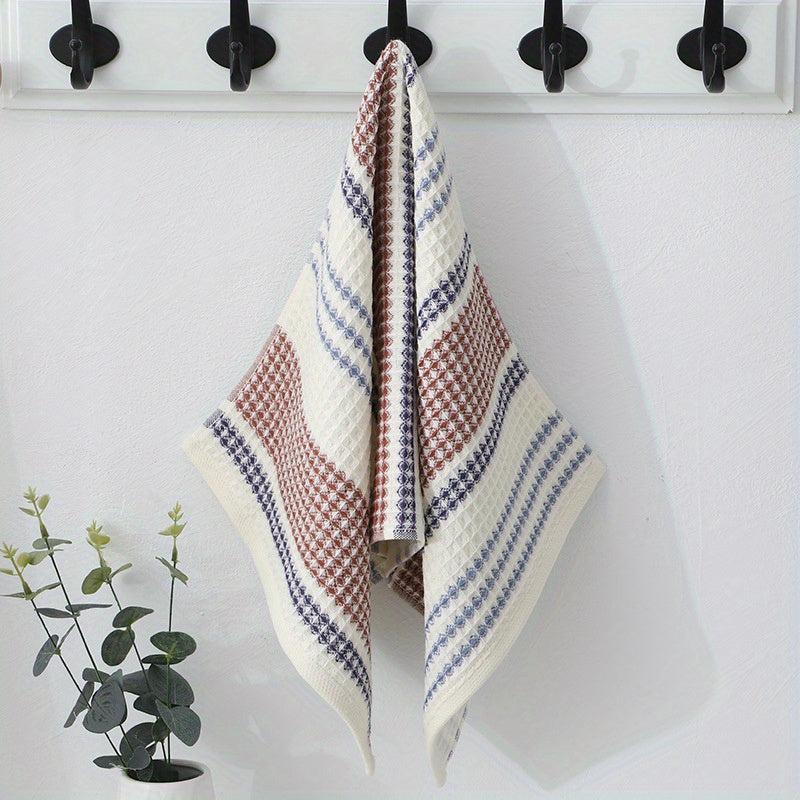 2pcs Waffle Kitchen Rags, Soft & Absorbent, Ideal for Dishes, Hand Wash