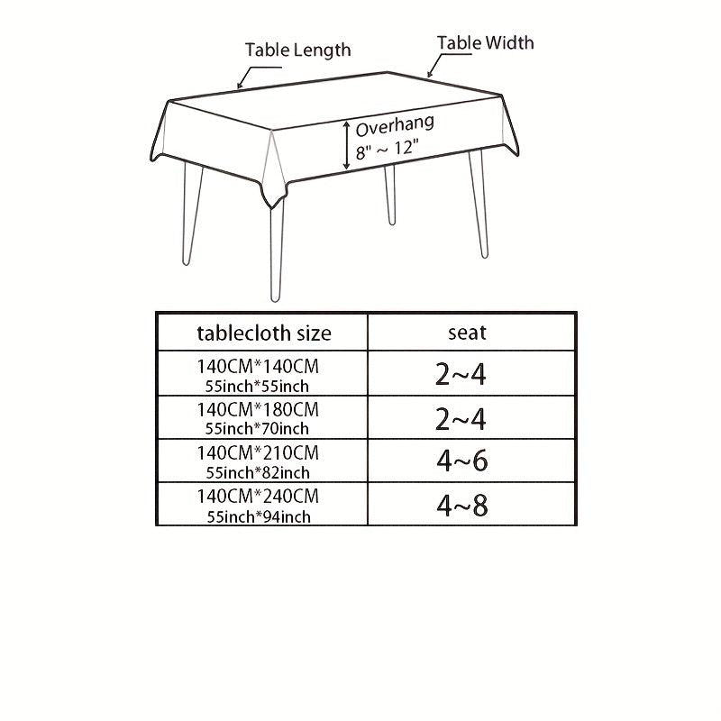 Waterproof Lace Tablecloth for Home and Restaurant Use