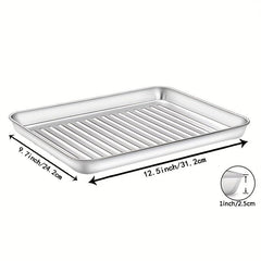Stainless Steel Baking Sheet & Cooling Rack Set