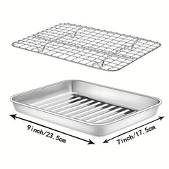 Stainless Steel Baking Sheet & Cooling Rack Set