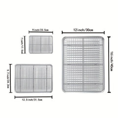 Stainless Steel Baking Sheet & Cooling Rack Set