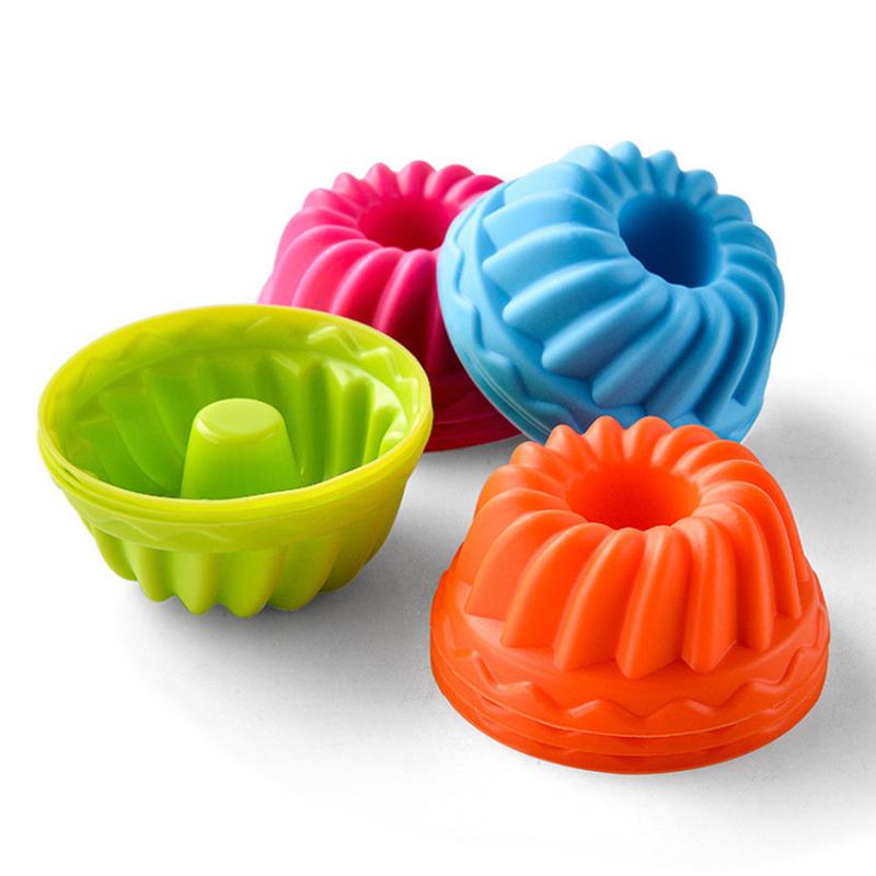 12pcs Silicone Baking Cups Reusable Cupcake Liners Muffin Liners Dishwasher Safe