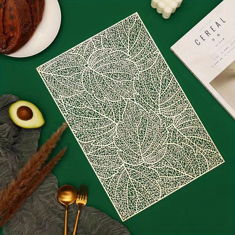 Tropical Leaf Shaped Placemats - Set of 6