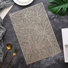 Tropical Leaf Shaped Placemats - Set of 6