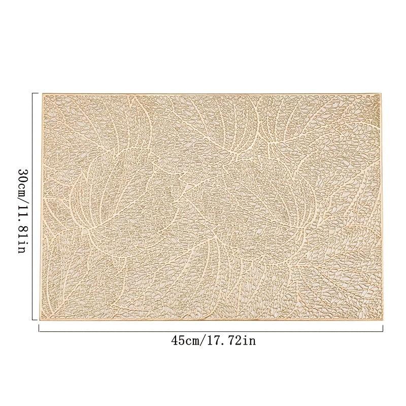 Tropical Leaf Shaped Placemats - Set of 6
