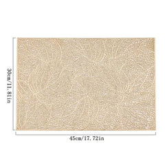 Tropical Leaf Shaped Placemats - Set of 6