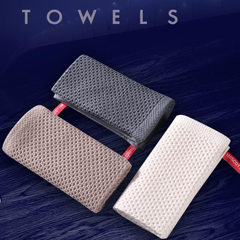 6pcs Honeycomb Absorbent Rag Kitchen Cleaning Dishcloth Scouring Pad Towel