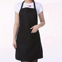 Polyester Apron with Pockets & Adjustable Halter