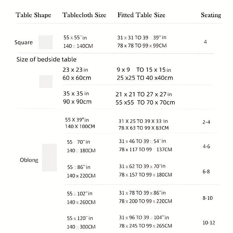 Waterproof Tablecloth Rectangle Style Table Cover Modern Thickened Cloth