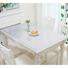 Polyester Tablecloth Protector Clear Plastic Cover PVC Topper Surface Protection