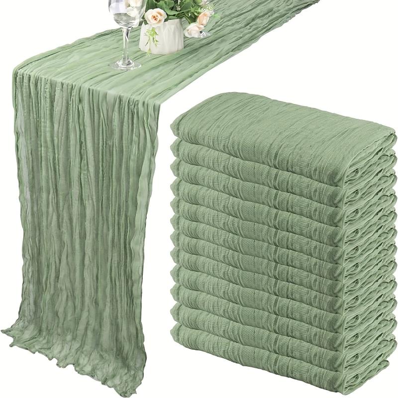 Bohemian Cheese Cloth Table Runner for Wedding Decoration