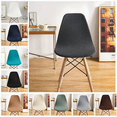 Thick Corn Velvet Shell Chair Cover for Home Decor