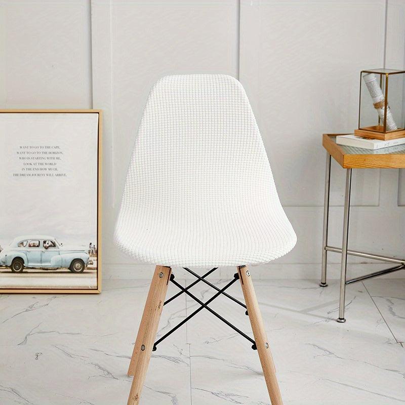 Thick Corn Velvet Shell Chair Cover for Home Decor