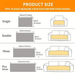 Chenille Printed Sofa Slipcover Boho Sofa Cover Anti-pet Scratch