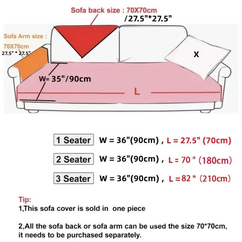 Thickened Rabbit Plush Sofa Slipcover Non-slip Four Seasons Universal Sofa Cover