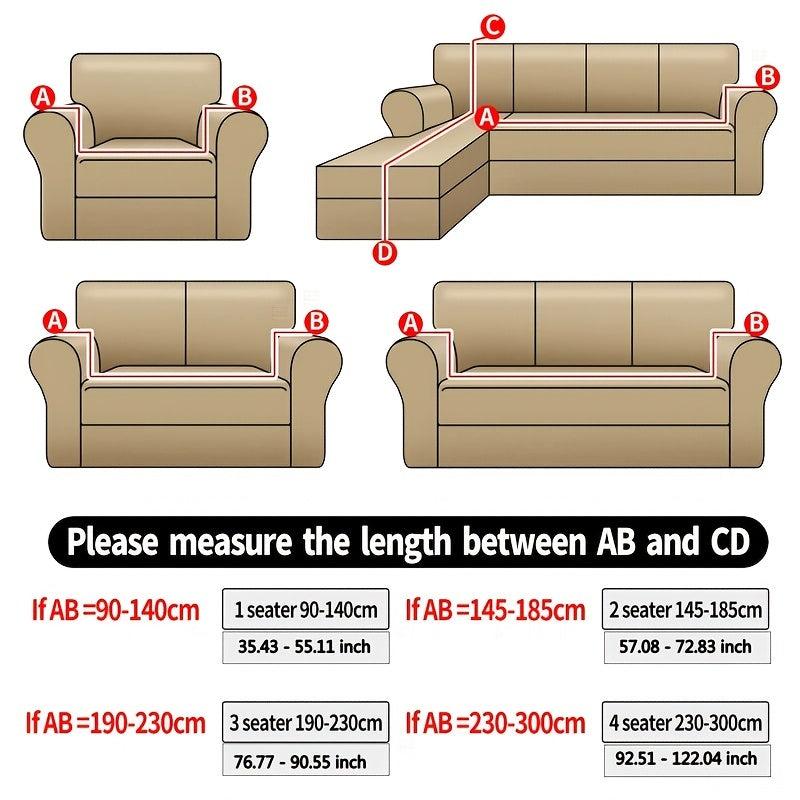 Breathable Stretch Sofa Slipcover Fabric Knitted Sofa Cover