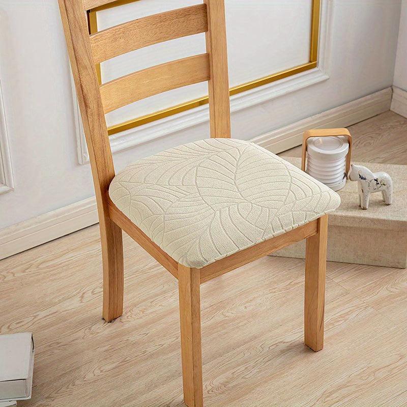 Waterproof Jacquard Dining Chair Slipcover Stretch Anti Dirty Protector Cover