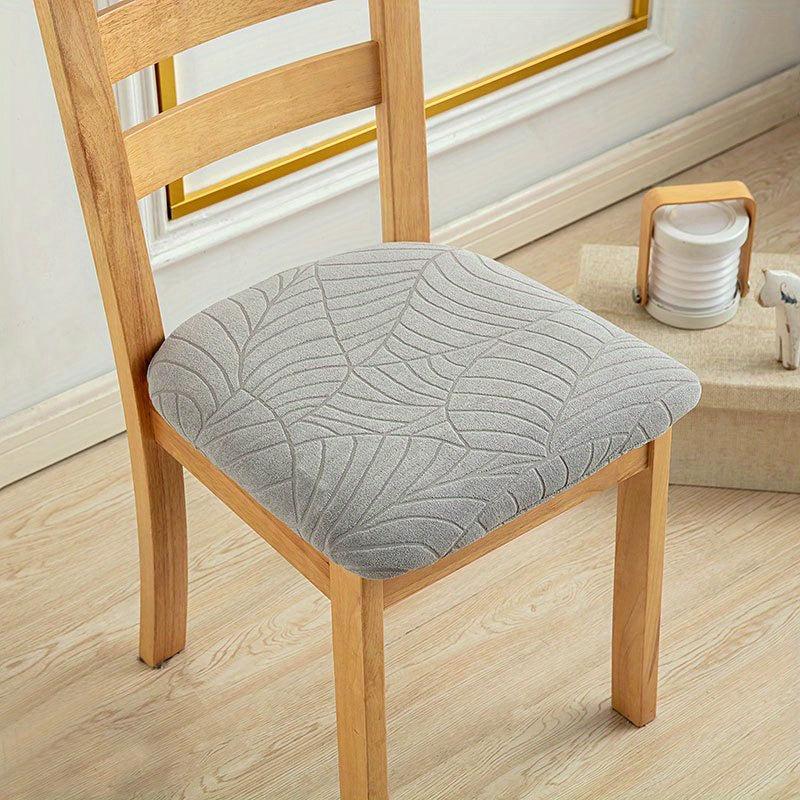 Waterproof Jacquard Dining Chair Slipcover Stretch Anti Dirty Protector Cover