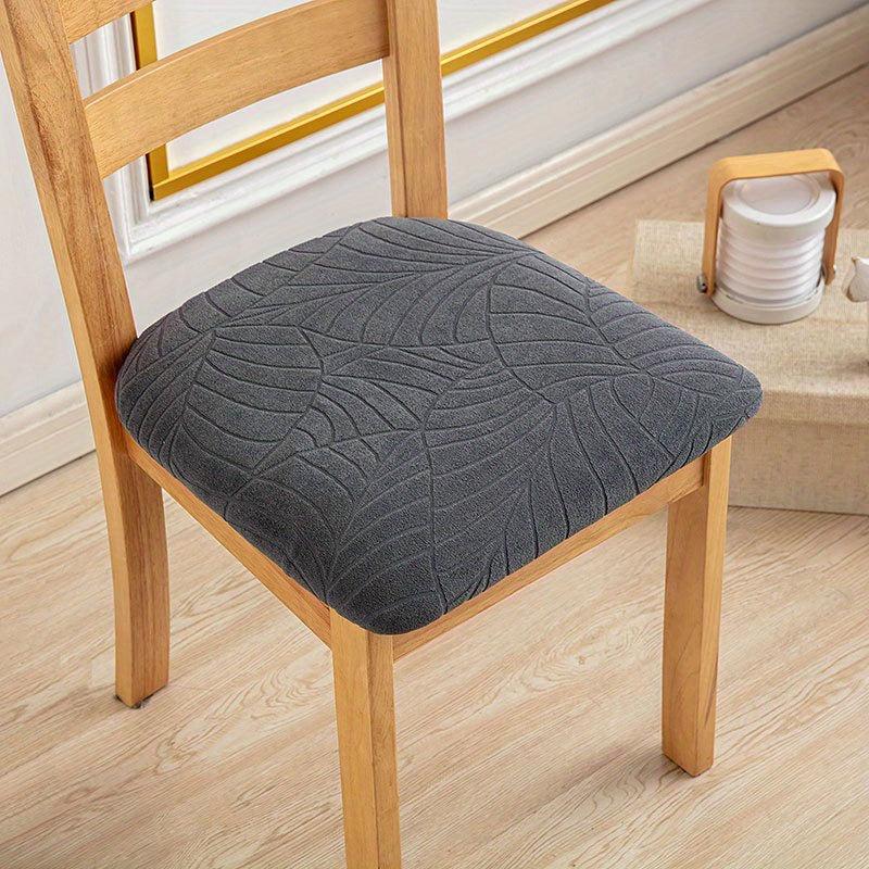 Waterproof Jacquard Dining Chair Slipcover Stretch Anti Dirty Protector Cover