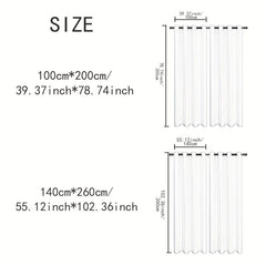 Blackout Vintage Curtain 100x200cm 140x259cm