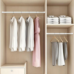 Telescopic Rod Curtain Shower Curtain
