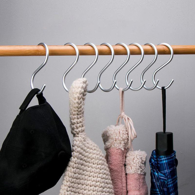 10pcs Stylish Household Storage Hook Set - Clothes & Accessories Organizer