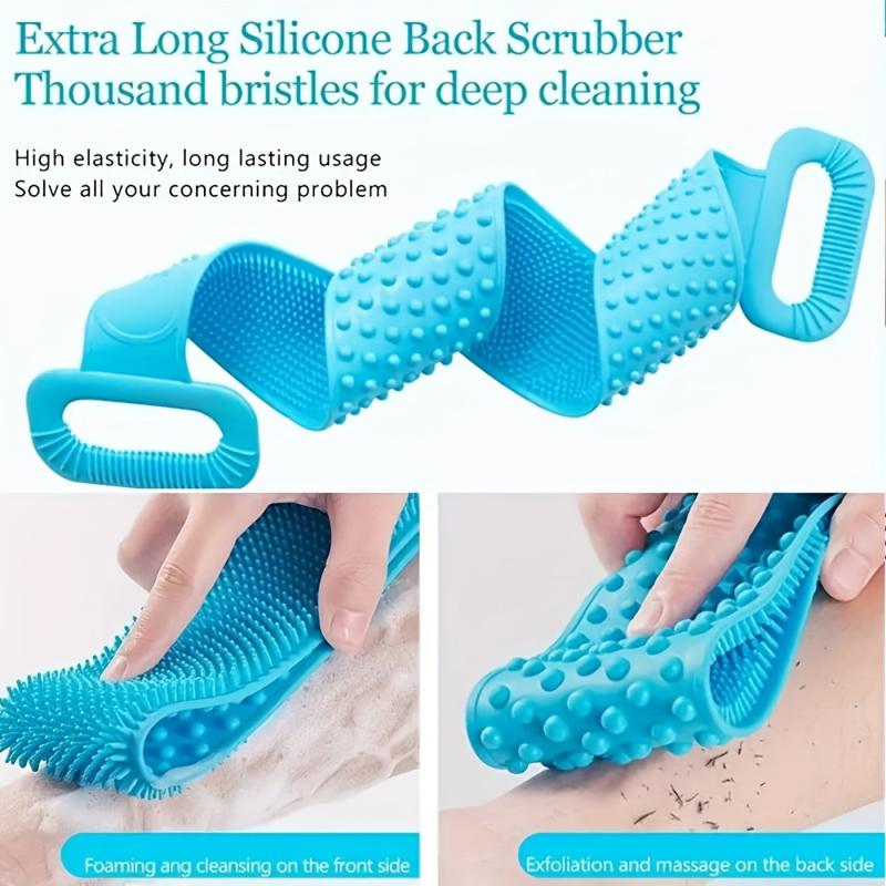 Silicone Body Brush for Exfoliation and Cleansing