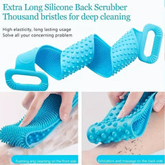 Silicone Body Brush for Exfoliation and Cleansing
