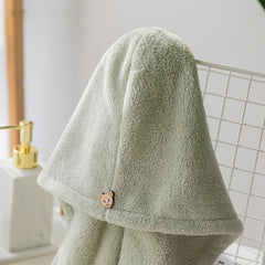 Quick Drying Coral Velvet Hair Cap for Women