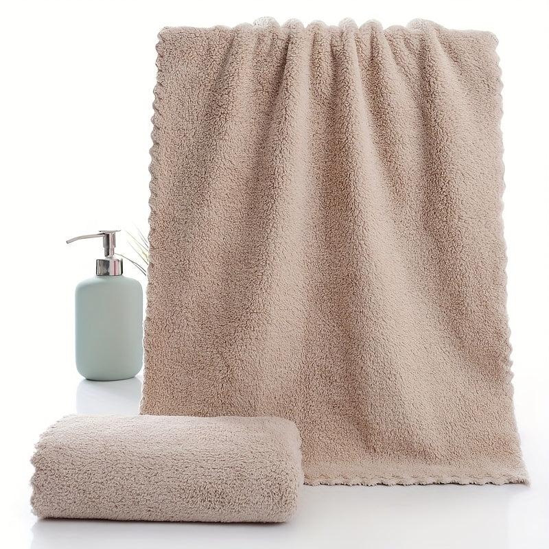 5pcs Coral Fleece Hand Towels - Soft Absorbent Towel for Home Bath