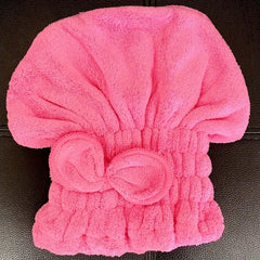 Coral Fleece Hair Drying Cap Absorbent Shower Cap