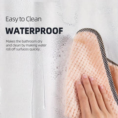 Waterproof PEVA Shower Curtain Liner with 12 Grommets