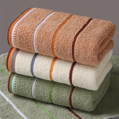 Striped Hand Towel Soft Skin-friendly Quick-drying Absorbent Towel