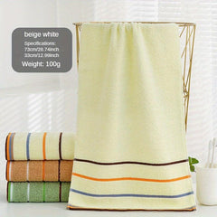 Striped Hand Towel Soft Skin-friendly Quick-drying Absorbent Towel