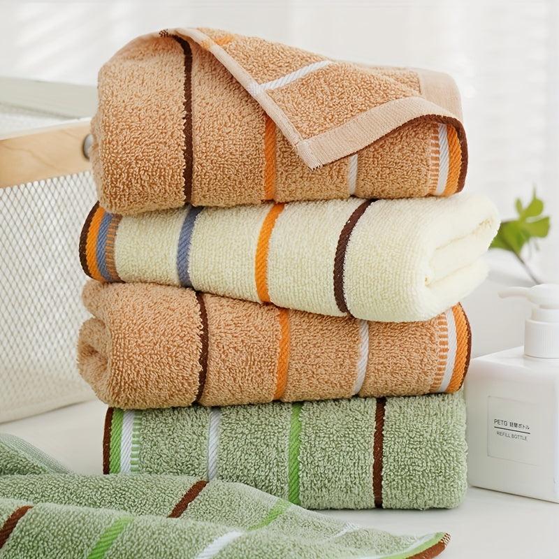 Striped Hand Towel Soft Skin-friendly Quick-drying Absorbent Towel