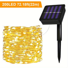 Outdoor Solar String Lights Garden Decorative Waterproof LED Fairy Lamp