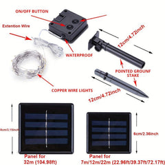 Outdoor Solar String Lights Garden Decorative Waterproof LED Fairy Lamp