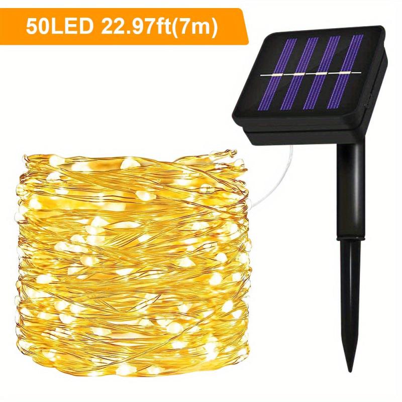 Outdoor Solar String Lights Garden Decorative Waterproof LED Fairy Lamp