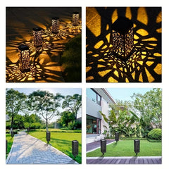 6Pcs Solar Landscape Lights Waterproof Outdoor Lighting