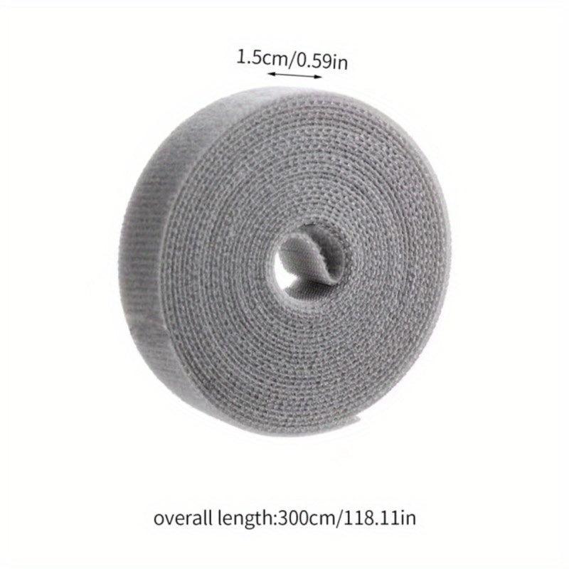 2 Roll Fastening Tape Cable Ties Cord Organizer