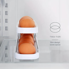 Plastic Refrigerator Egg Dispenser Fridge Egg Organizer