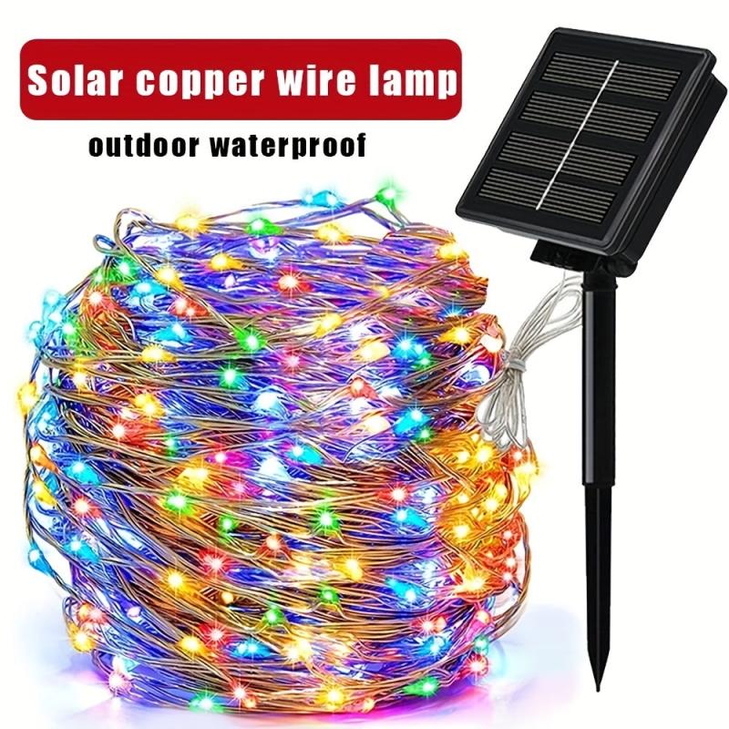Solar Fairy String Lights 8 Modes for Party Wedding
