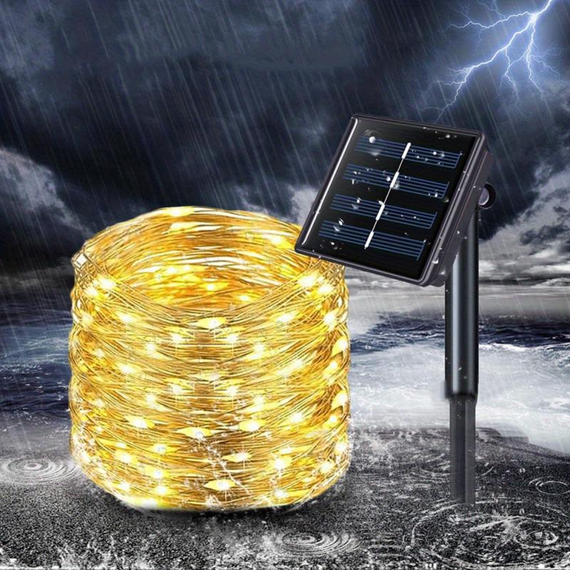 Solar Fairy String Lights 8 Modes for Party Wedding