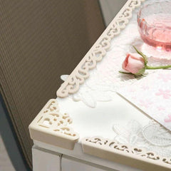 4pcs Flower Pattern Corner Protectors Soft Table Edge Guards
